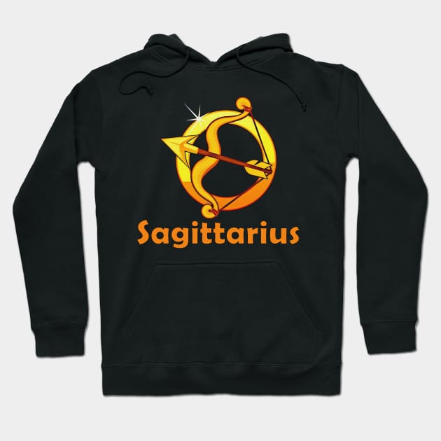 Sagittarius zodiac sign Hoodie by tonkashirts